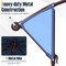 Costway Patio 10FT Hanging Offset Umbrella 32 LED Lights Sand Bag Outdoor Cross Base Beige/Turquoise/Dark Gray/Wine/Coffee/Navy